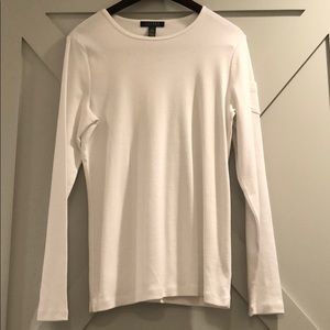 Ralph Lauren White Crew Cotton Skirt